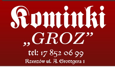 logo Kominki "GROZ"